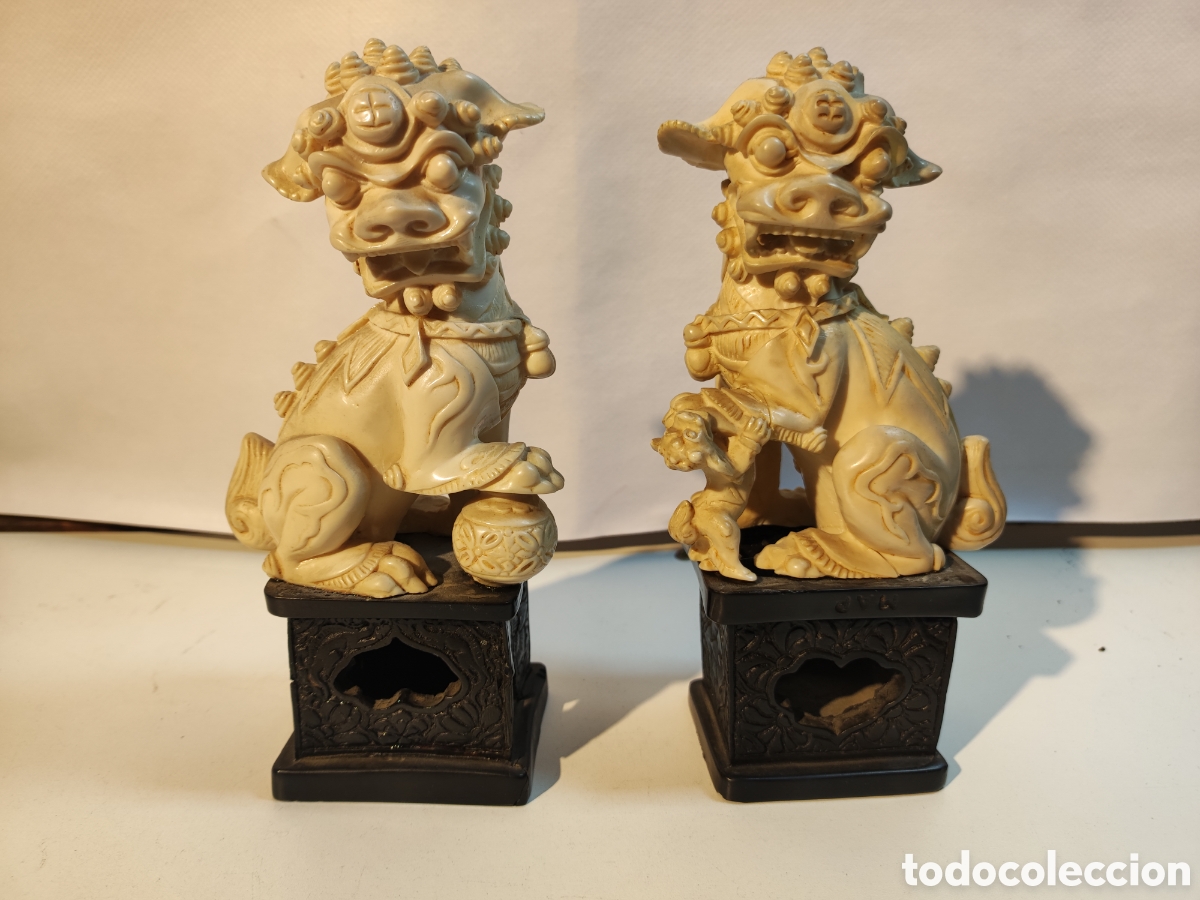 Arte: Pareja perros de Foo china - Foto 1