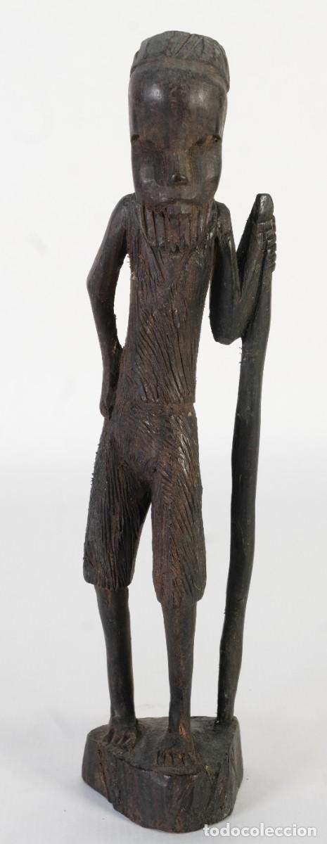 Arte: Figura africana en madera de &eacute;bano - Foto 1