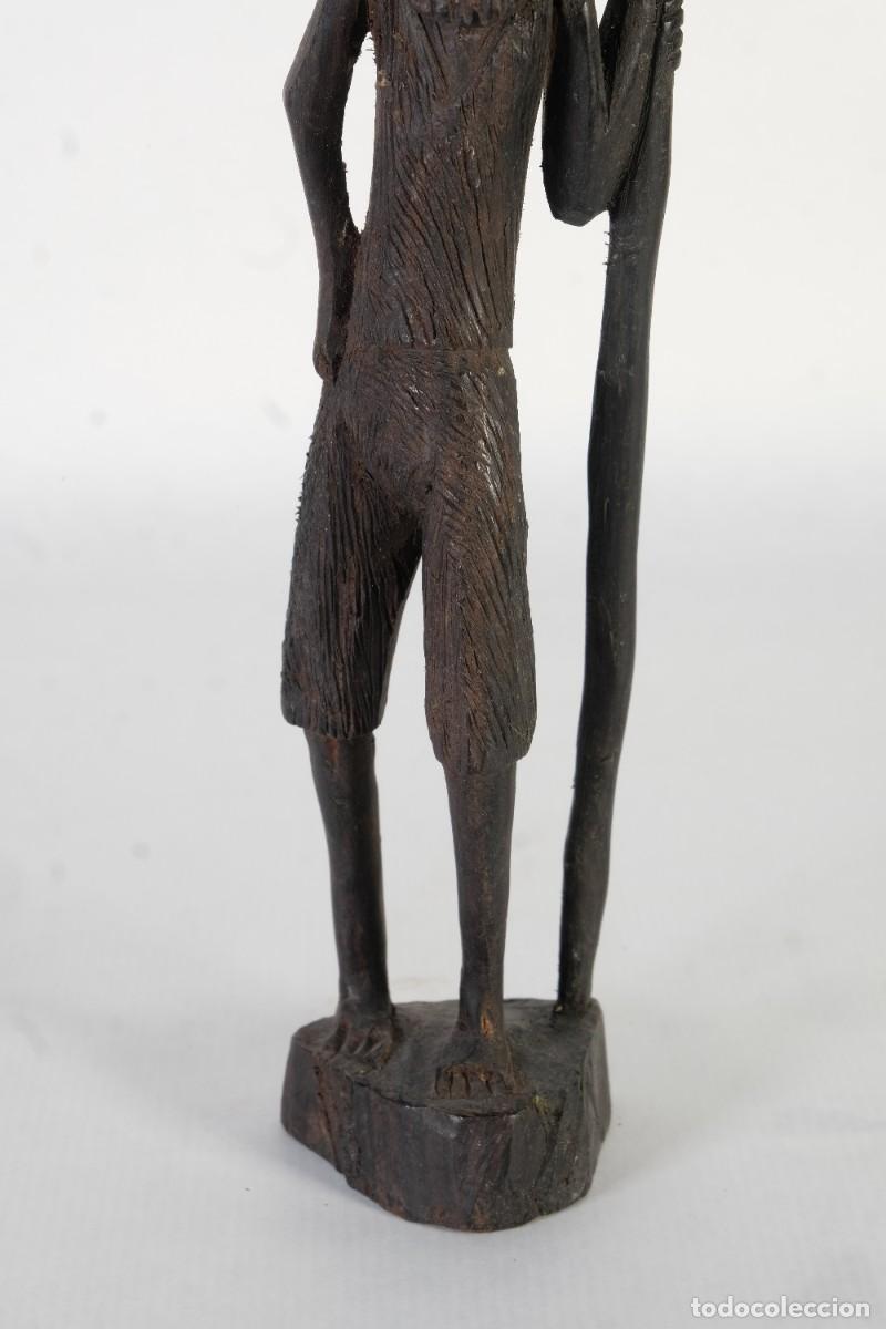 Arte: Figura africana en madera de &eacute;bano - Foto 3