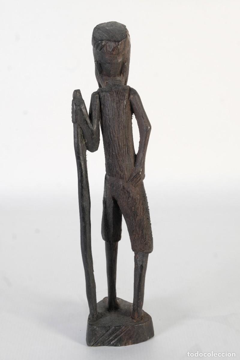 Arte: Figura africana en madera de &eacute;bano - Foto 6