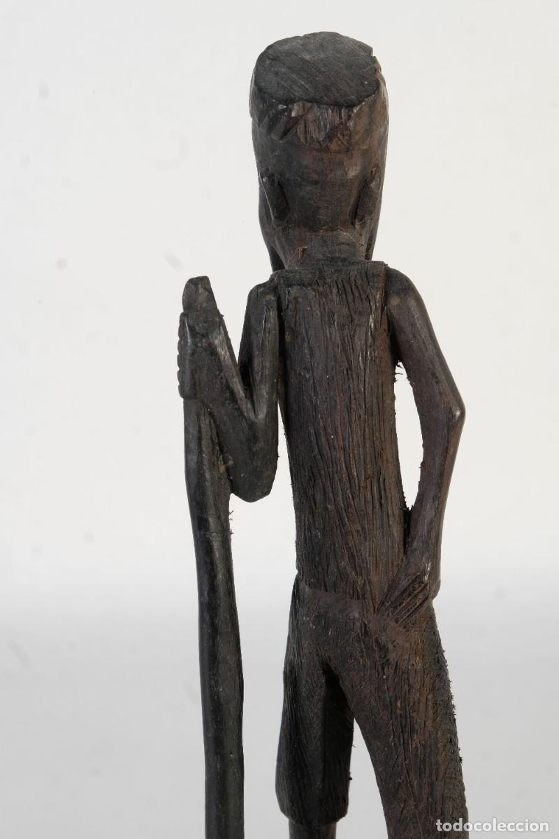 Arte: Figura africana en madera de &eacute;bano - Foto 7