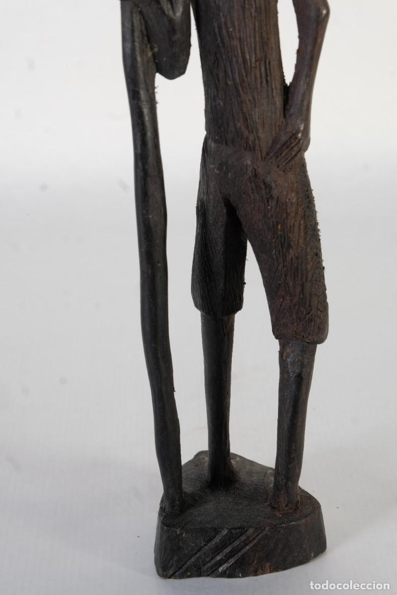 Arte: Figura africana en madera de &eacute;bano - Foto 8