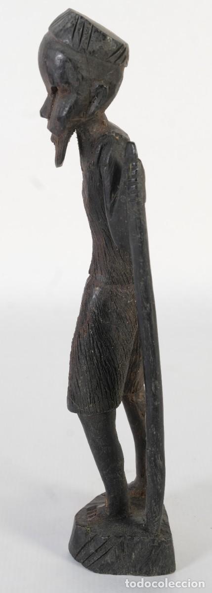 Arte: Figura africana en madera de &eacute;bano - Foto 9