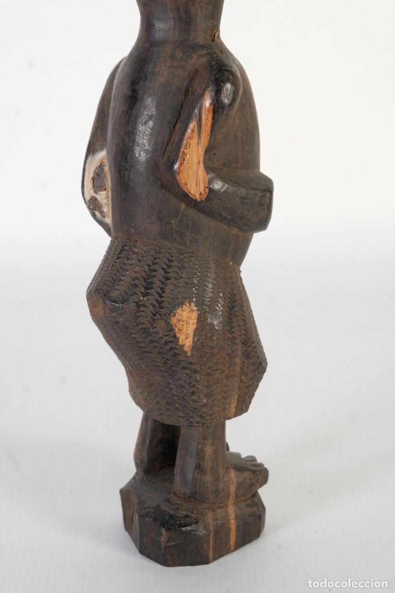 Arte: Figura africana en madera de &eacute;bano - Foto 6