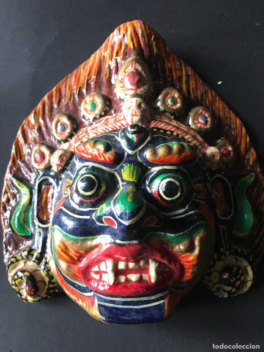 Arte: Pareja de mascaras nepal&iacute;s - Foto 3