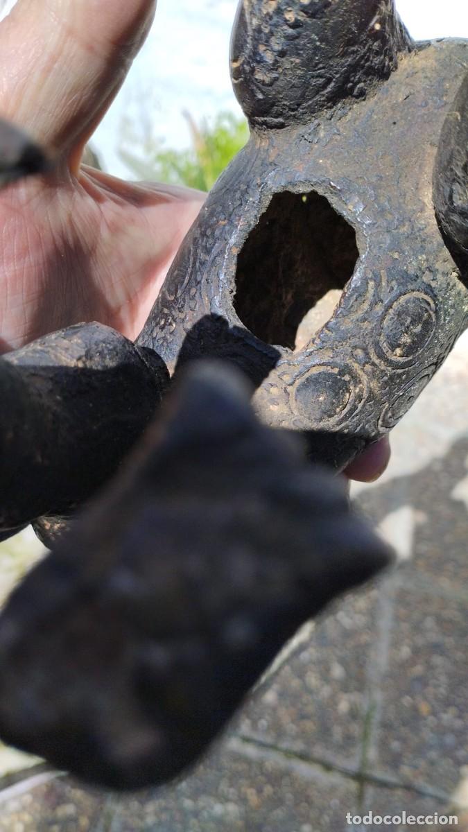 Arte: LEOPARDOS BRONCE BENIN 25cm - Foto 6