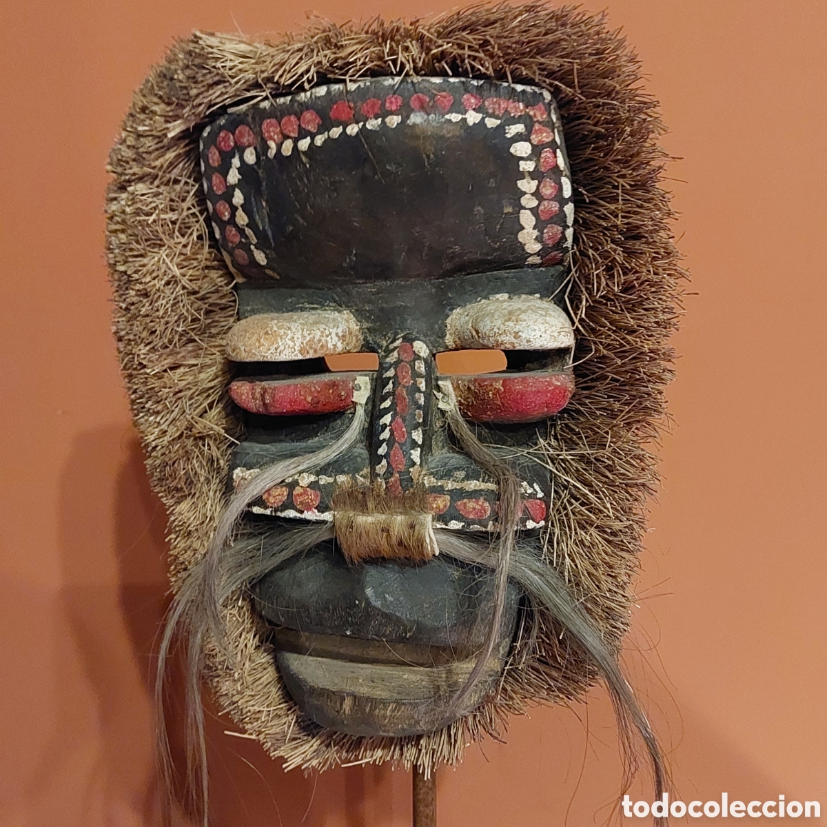 Arte: Mascara africana de madera - Foto 2