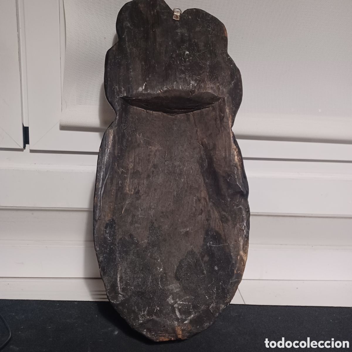 Arte: MASCARA AFRICANA TALLADA EN MADERA - Foto 6