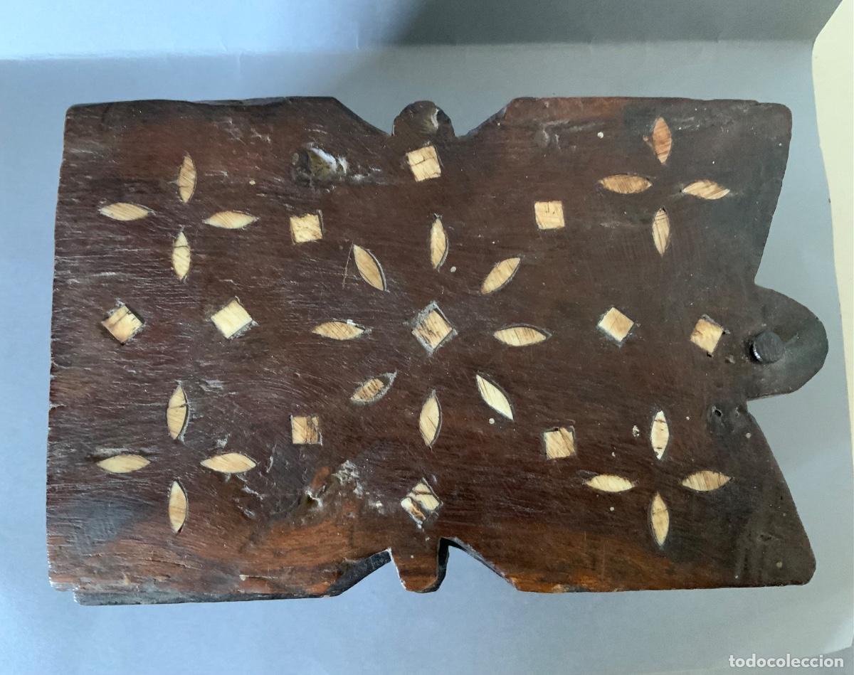 Arte: Bindi box ( caja de bindi ) hind&uacute;. Antigua. - Foto 1