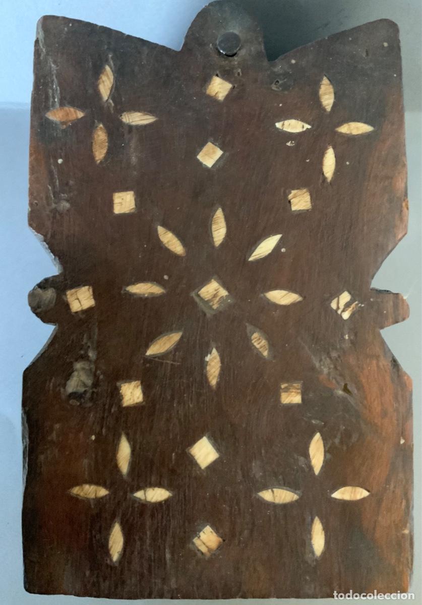 Arte: Bindi box ( caja de bindi ) hind&uacute;. Antigua. - Foto 2