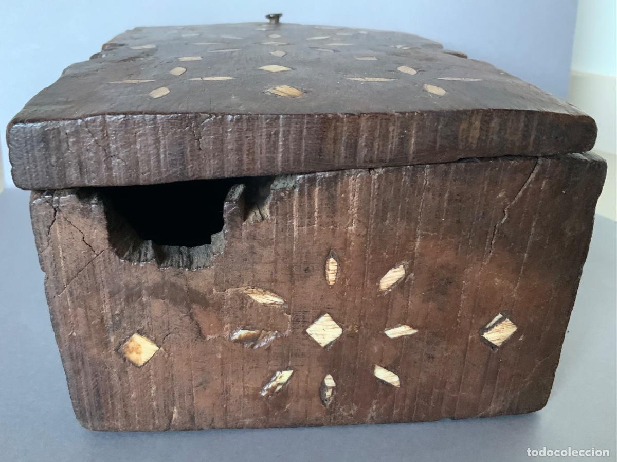 Arte: Bindi box ( caja de bindi ) hind&uacute;. Antigua. - Foto 11