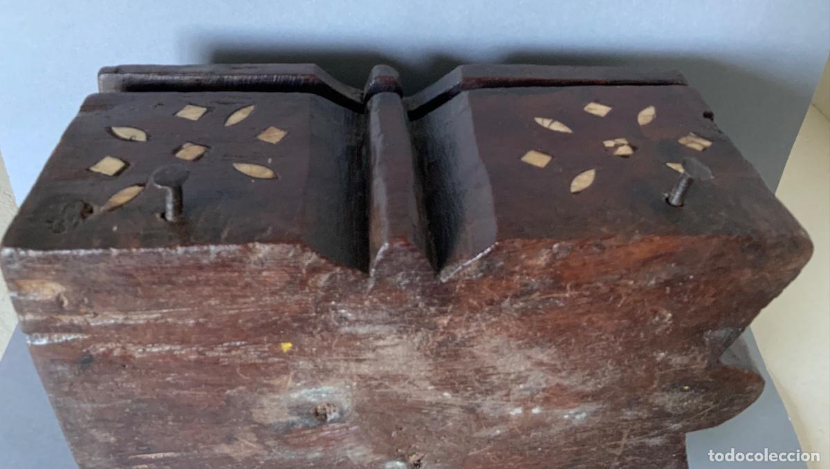 Arte: Bindi box ( caja de bindi ) hind&uacute;. Antigua. - Foto 17