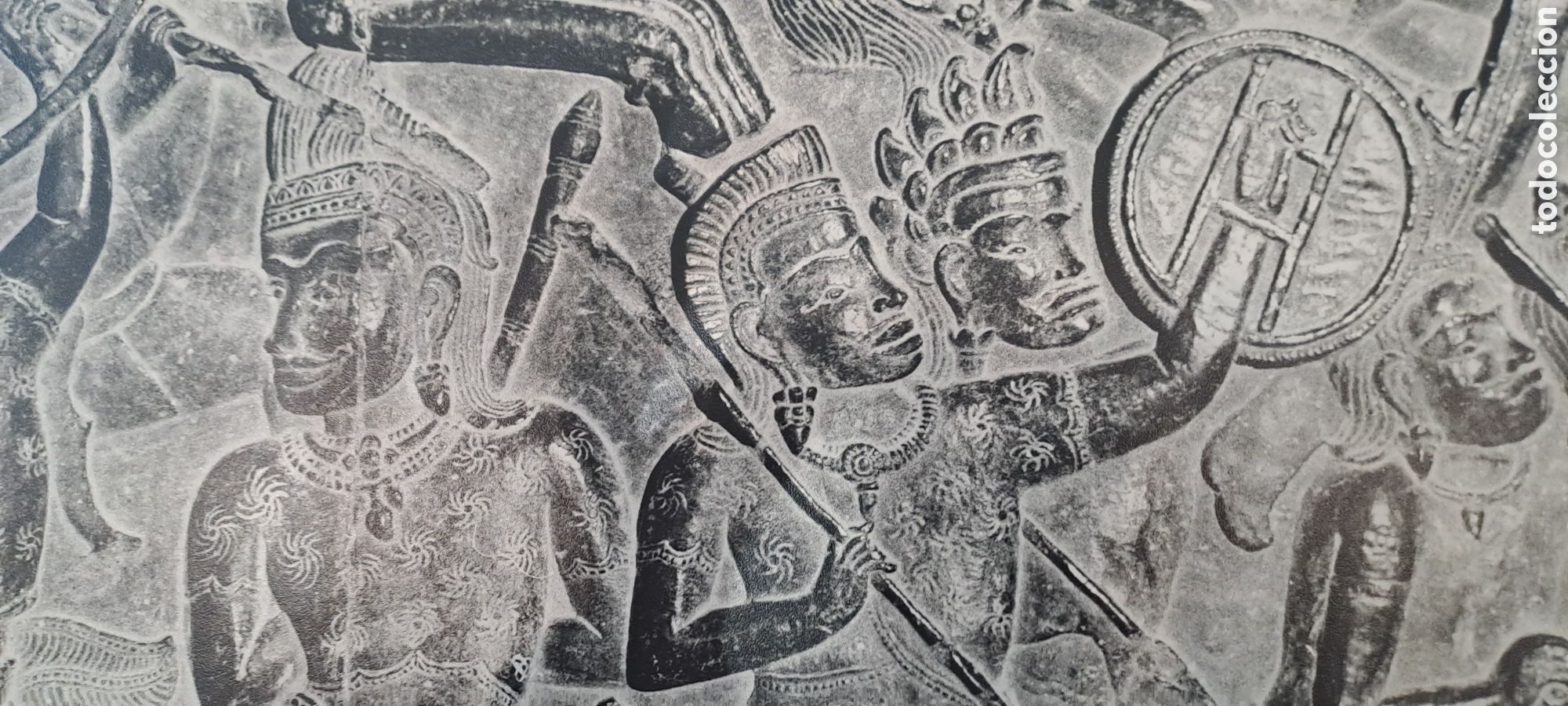 Arte: Agkor wat templo escena en Agfa papel - Foto 2
