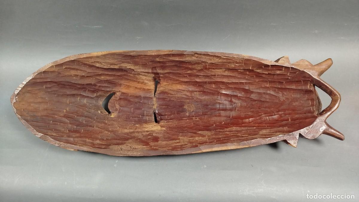 Arte: MASCARA AFRICANA DE MADERA MACIZA - Foto 11