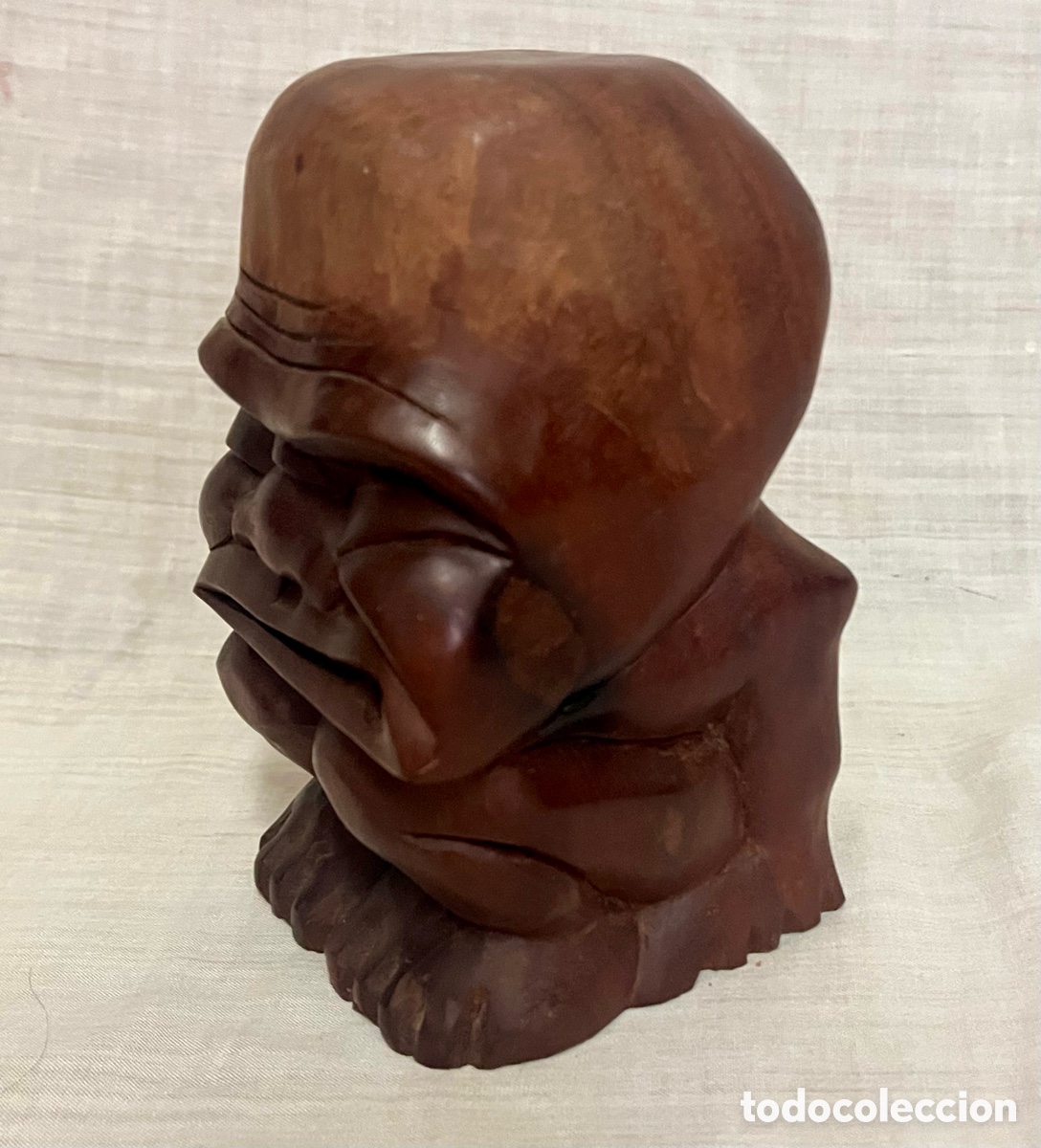 Arte: ESCULTURA DE MADERA CAOBA - Foto 6