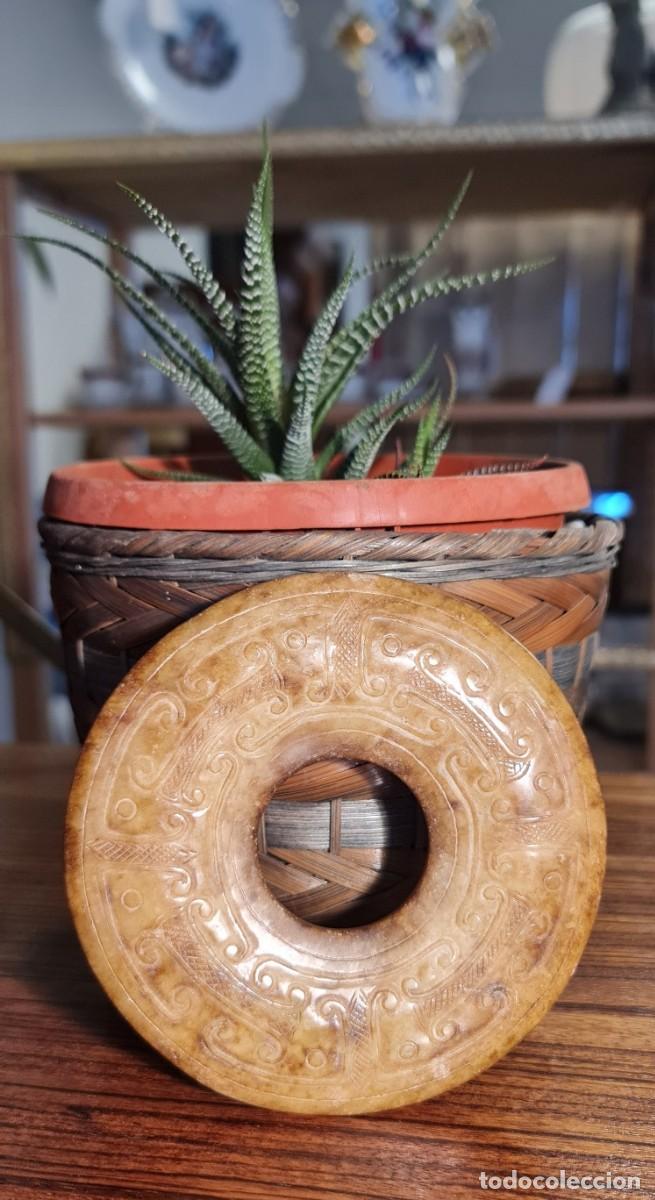 Arte: Disco Bi perforado de Nefrita - Foto 3