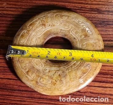Arte: Disco Bi perforado de Nefrita - Foto 7