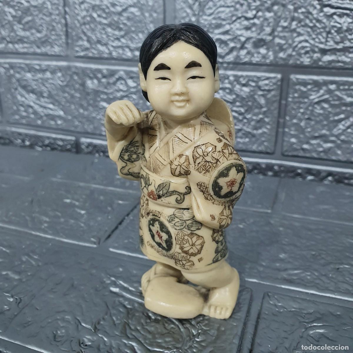 Arte: Figura china en resina - Foto 2