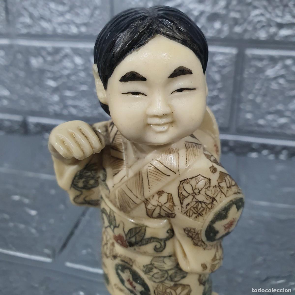 Arte: Figura china en resina - Foto 3