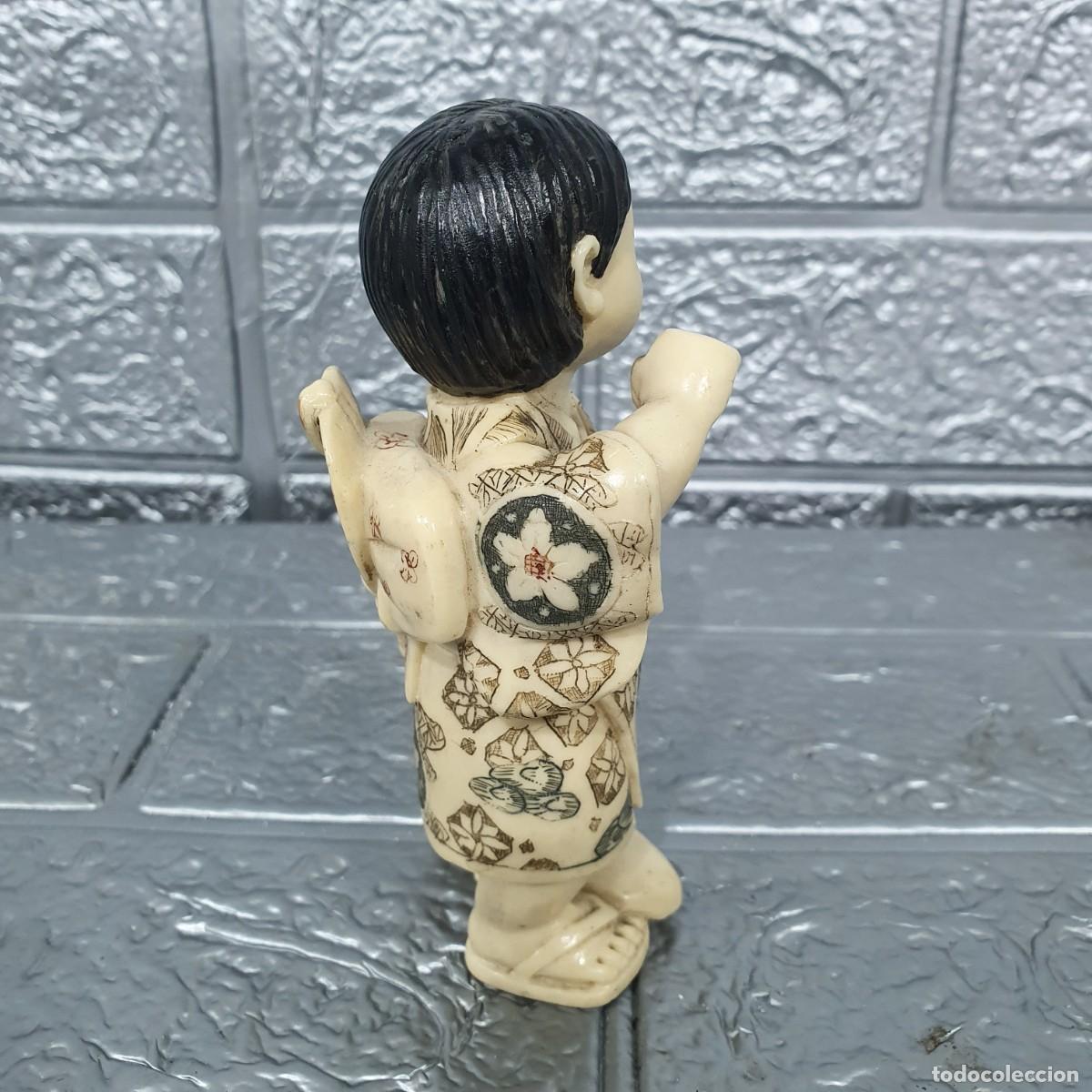 Arte: Figura china en resina - Foto 4