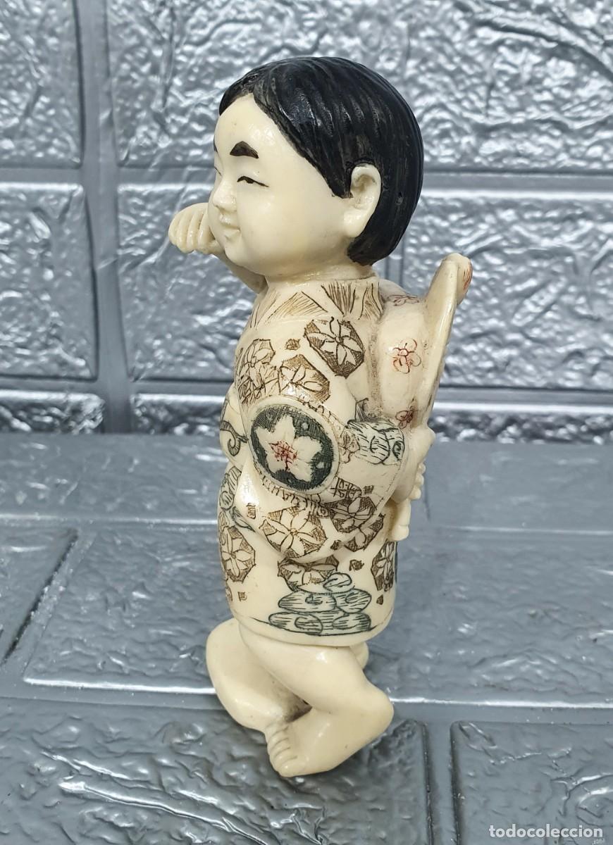 Arte: Figura china en resina - Foto 5