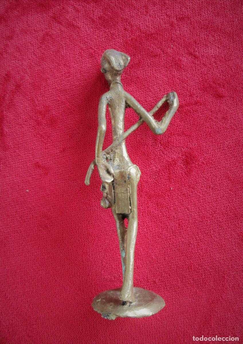 Arte: FIGURA &Eacute;TNICA EN BRONCE MACIZO - - Foto 3