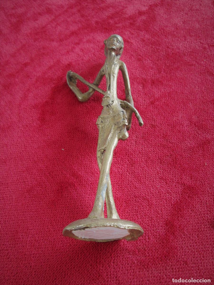 Arte: FIGURA &Eacute;TNICA EN BRONCE MACIZO - - Foto 5