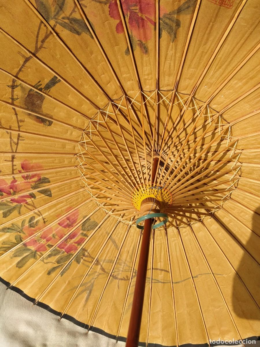 Arte: PARASOL CHINO DE PAPEL ACEITADO - Foto 2