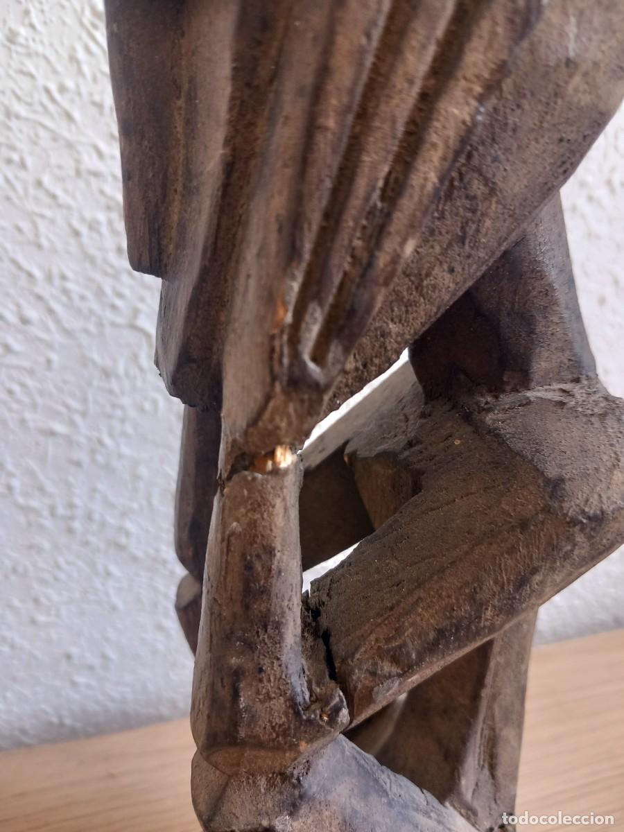 Arte: TALLA DE MADERA AFRICANA 32 CM - Foto 7