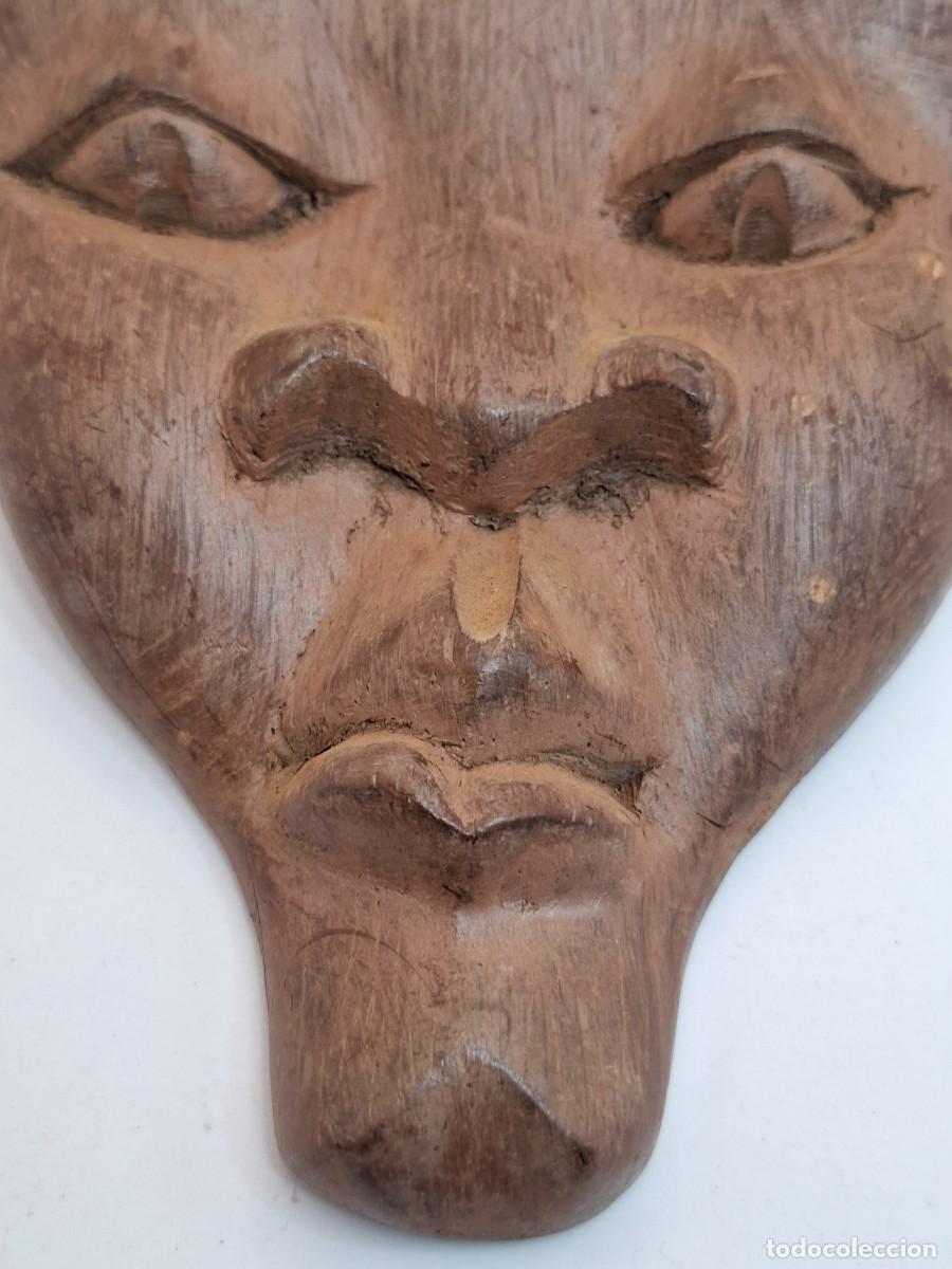 Arte: MASCARA DE MADERA AFRICANA - Foto 2