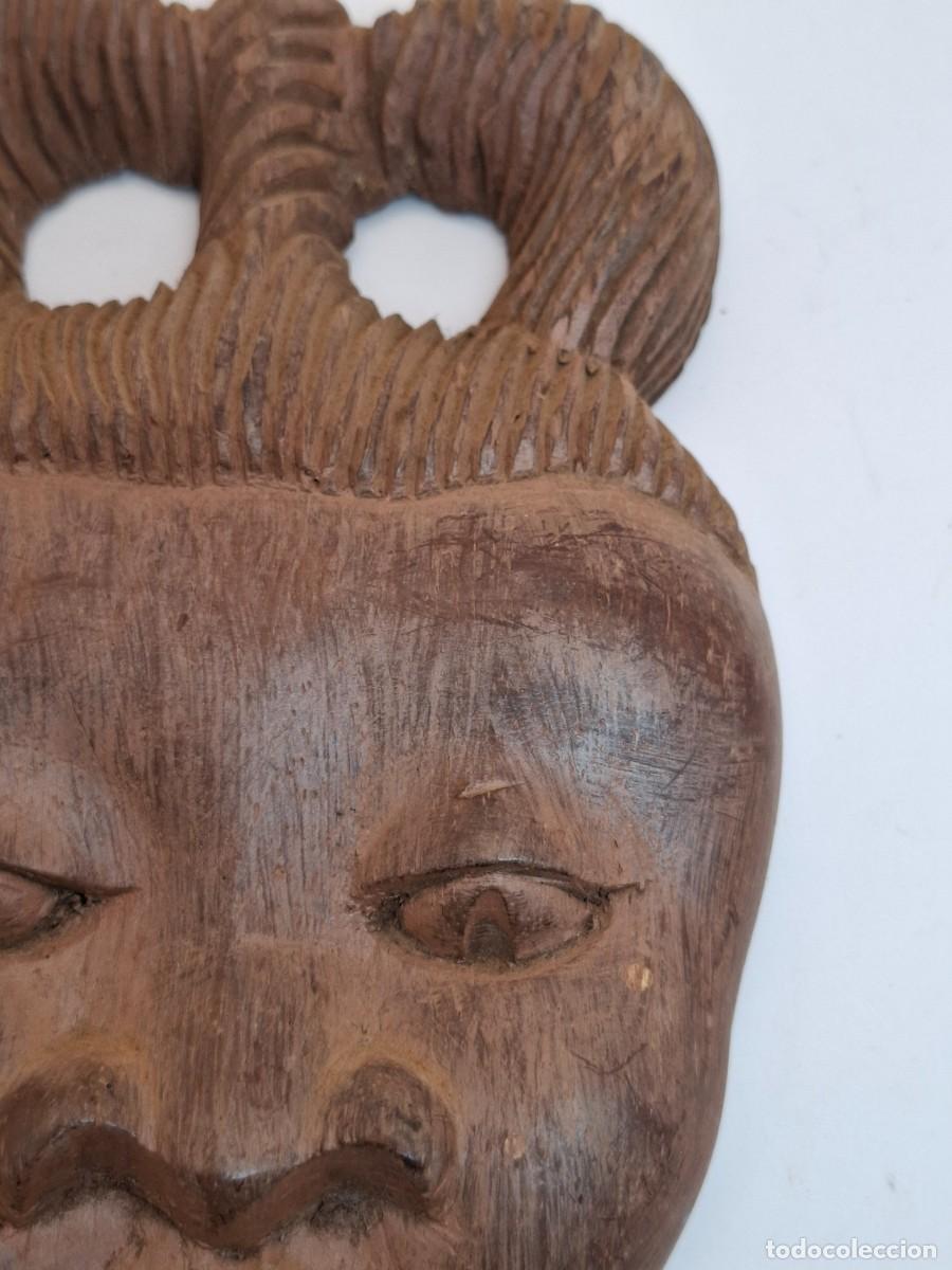 Arte: MASCARA DE MADERA AFRICANA - Foto 4