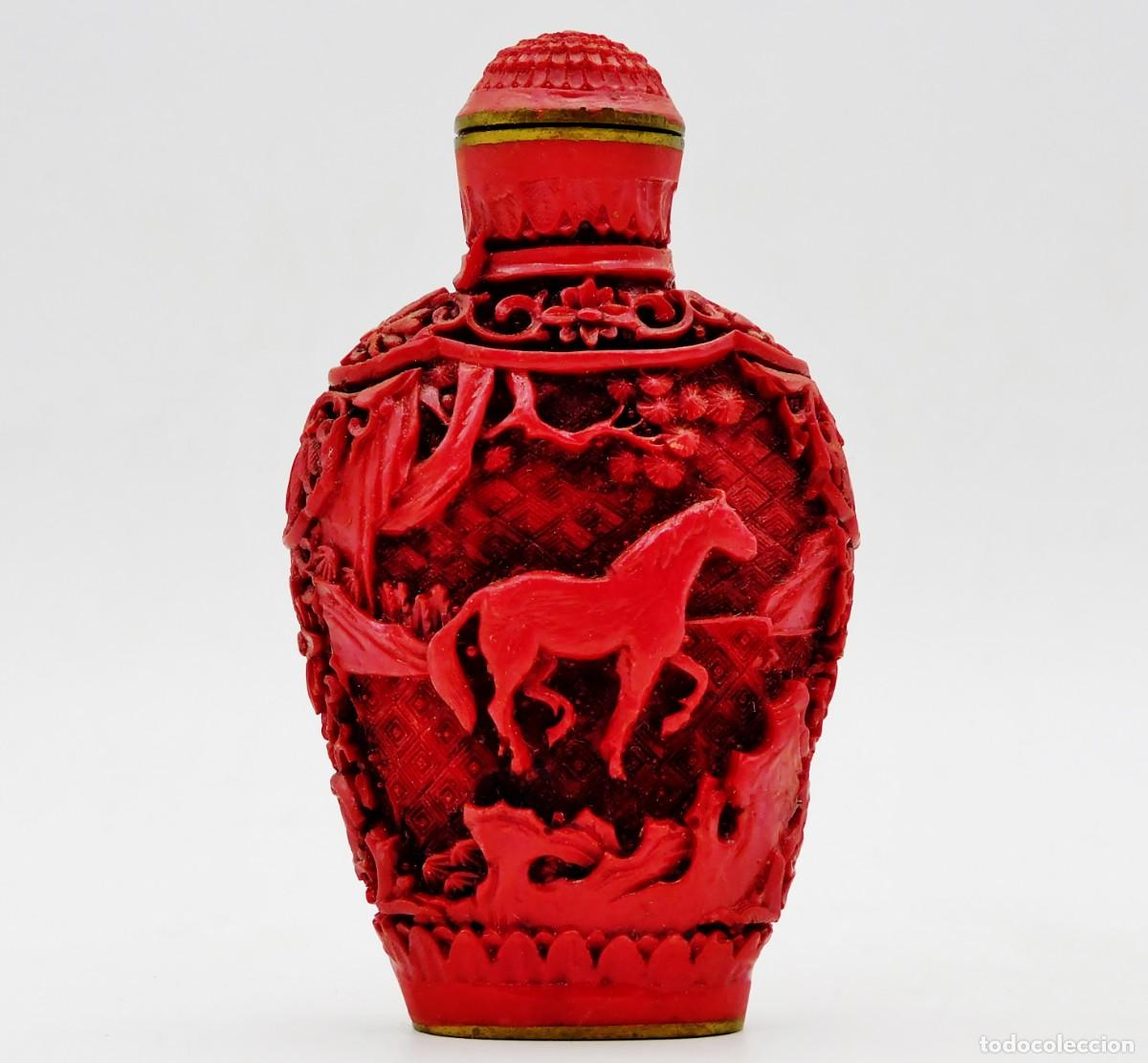 Arte: TABAQUERA CHINA PARA RAPE (SNUFF BOTTLE) COMO NUEVA - Foto 1