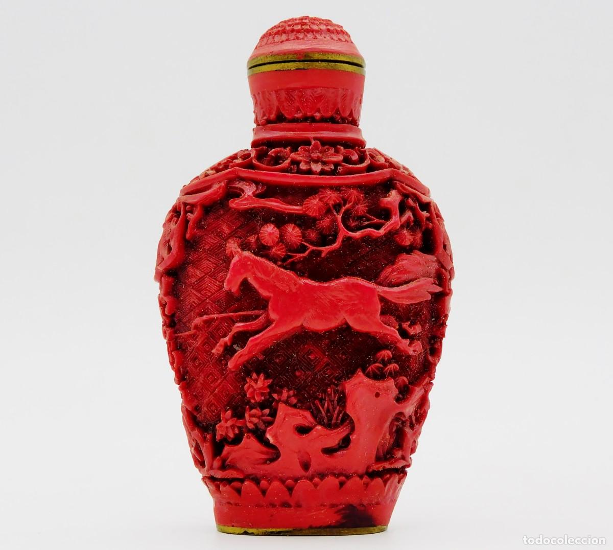 Arte: TABAQUERA CHINA PARA RAPE (SNUFF BOTTLE) COMO NUEVA - Foto 2