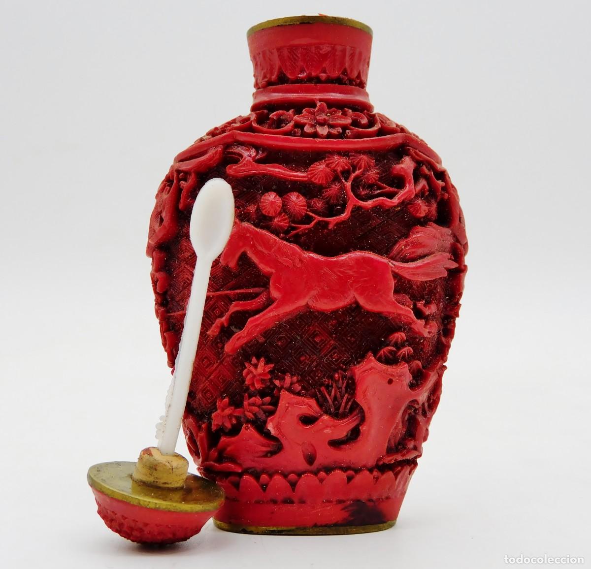 Arte: TABAQUERA CHINA PARA RAPE (SNUFF BOTTLE) COMO NUEVA - Foto 3