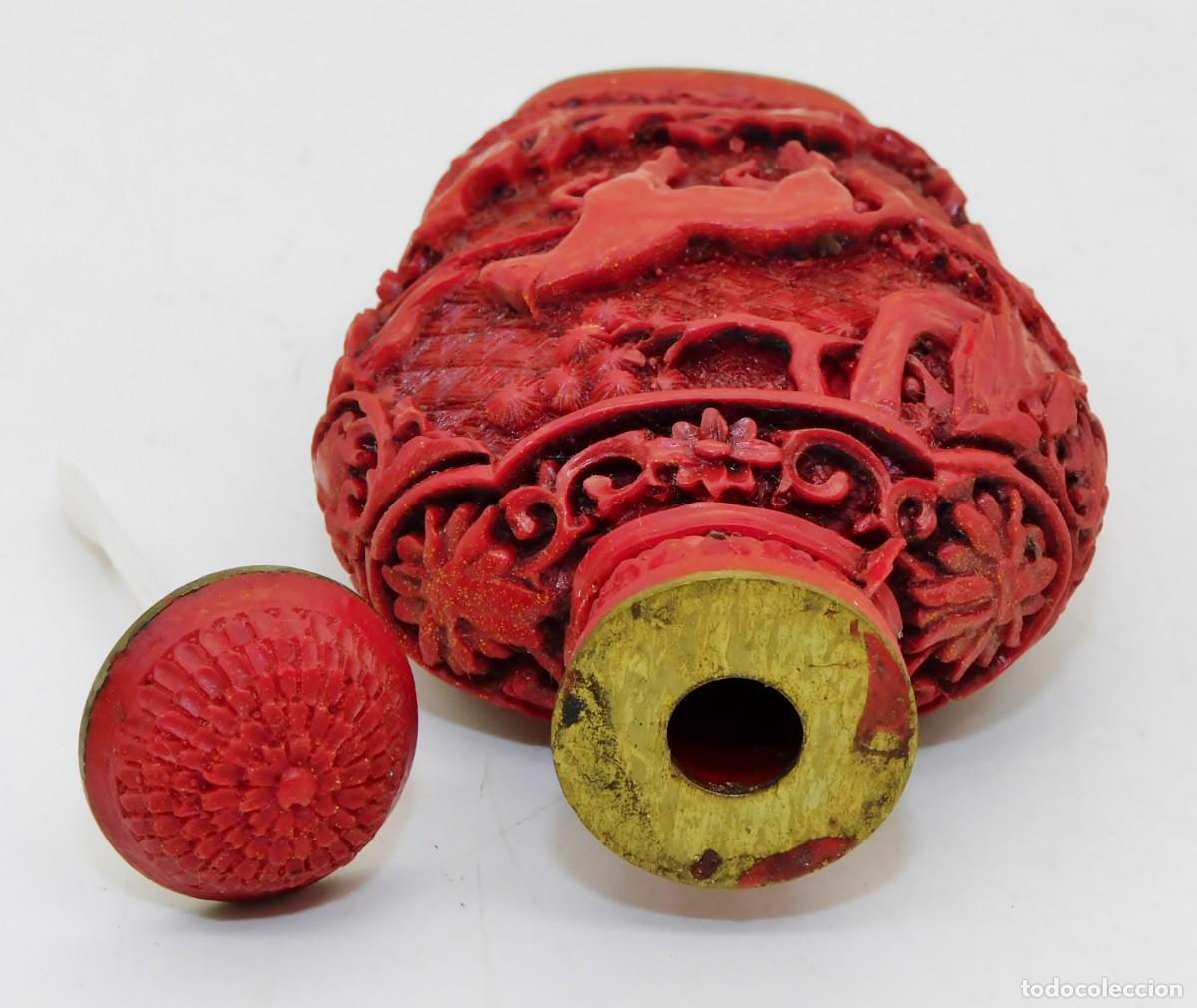 Arte: TABAQUERA CHINA PARA RAPE (SNUFF BOTTLE) COMO NUEVA - Foto 4