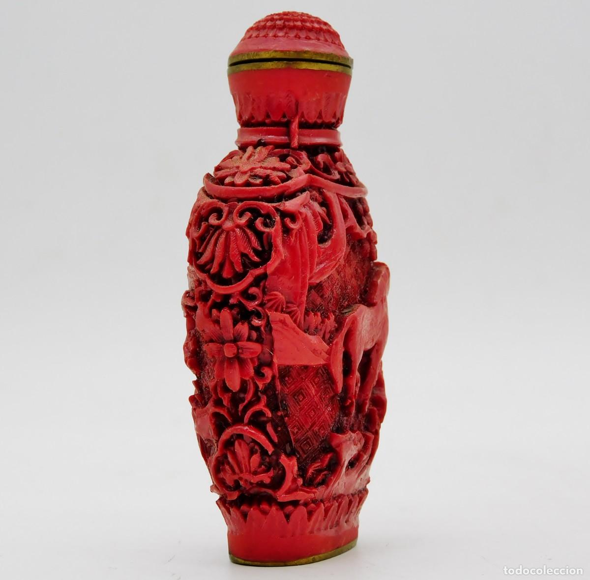 Arte: TABAQUERA CHINA PARA RAPE (SNUFF BOTTLE) COMO NUEVA - Foto 6