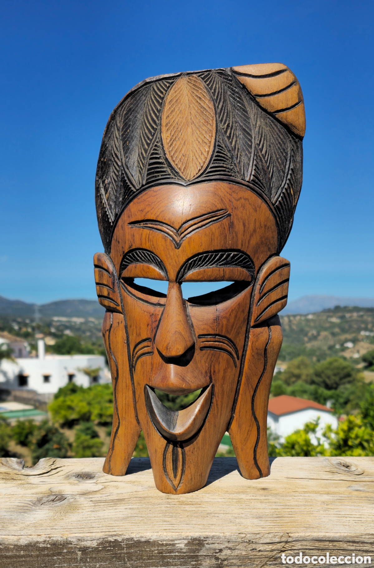 Arte: M&aacute;scara &eacute;tnica de madera - Foto 1
