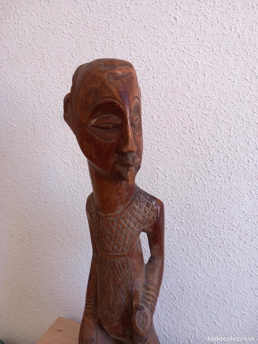 Arte: TALLA DE MADERA AFRICANA 52 CM - Foto 2