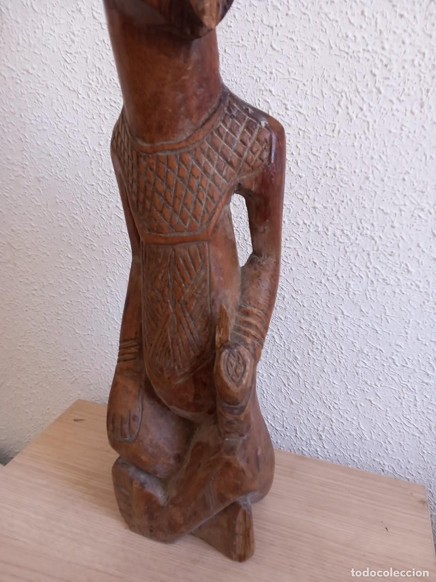 Arte: TALLA DE MADERA AFRICANA 52 CM - Foto 3