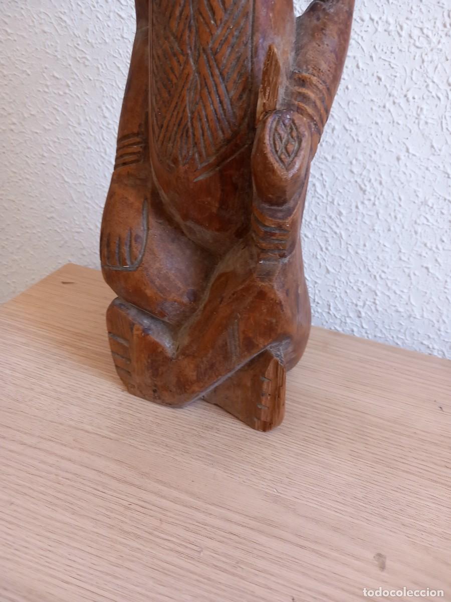 Arte: TALLA DE MADERA AFRICANA 52 CM - Foto 4