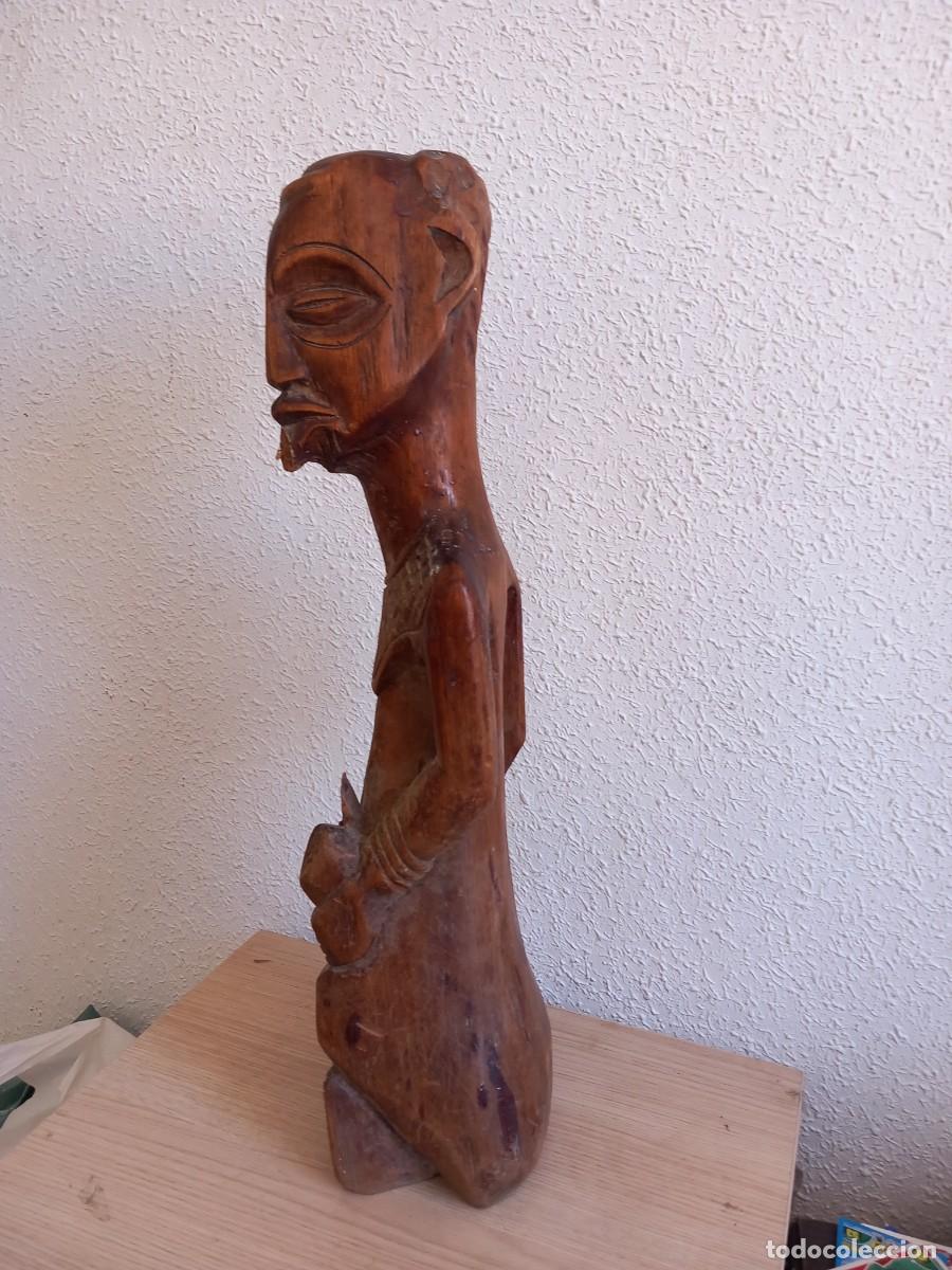 Arte: TALLA DE MADERA AFRICANA 52 CM - Foto 5