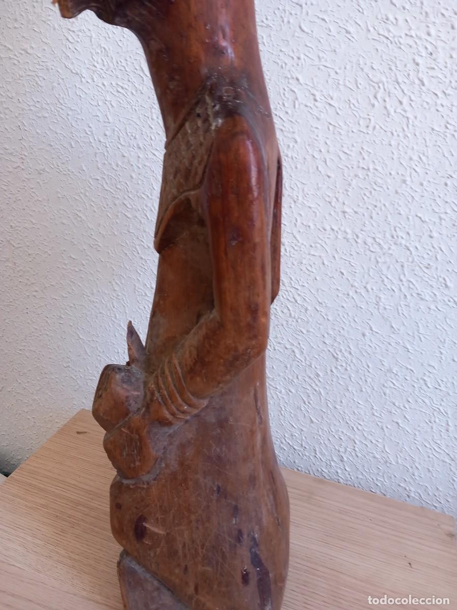 Arte: TALLA DE MADERA AFRICANA 52 CM - Foto 7