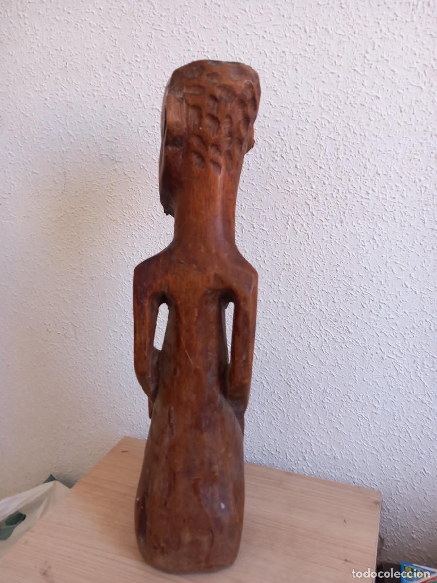Arte: TALLA DE MADERA AFRICANA 52 CM - Foto 9