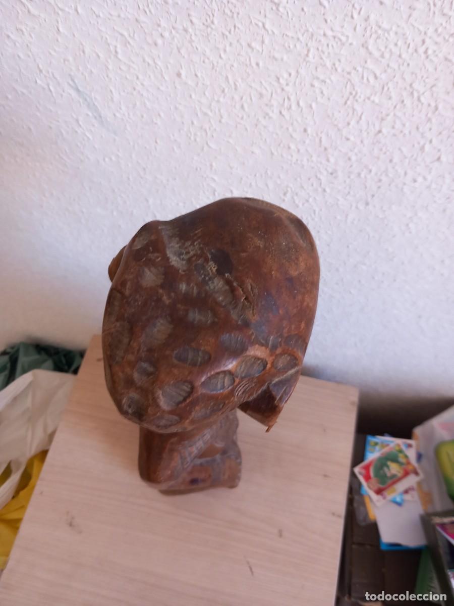 Arte: TALLA DE MADERA AFRICANA 52 CM - Foto 14