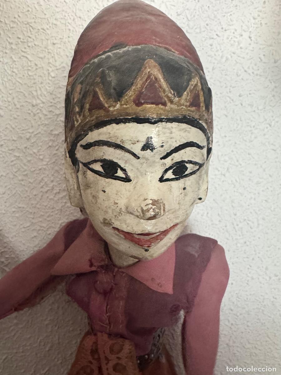 Arte: Marioneta de Java peque&ntilde;a &ndash; Talla artesanal de madera (40 cm) - Foto 2