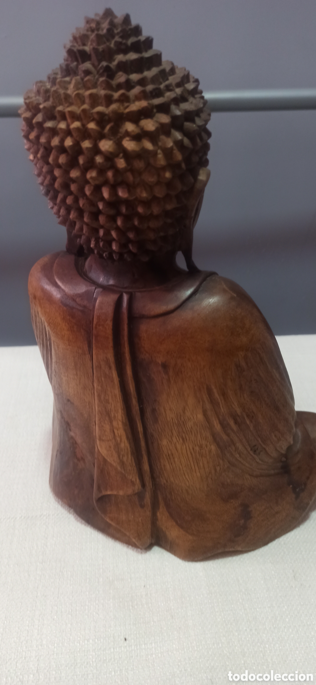Arte: Buda madera maciza artesanal - Foto 2