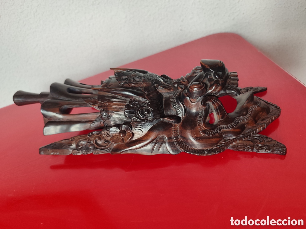 Arte: Mascara de madera asi&aacute;tica - Foto 2