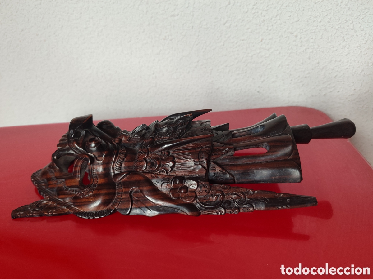 Arte: Mascara de madera asi&aacute;tica - Foto 3
