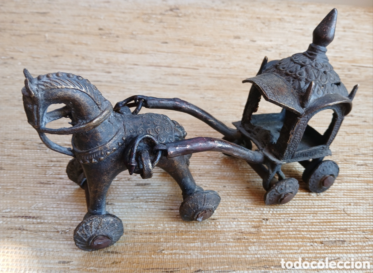 Arte: Carro de bronce (India) - Foto 2