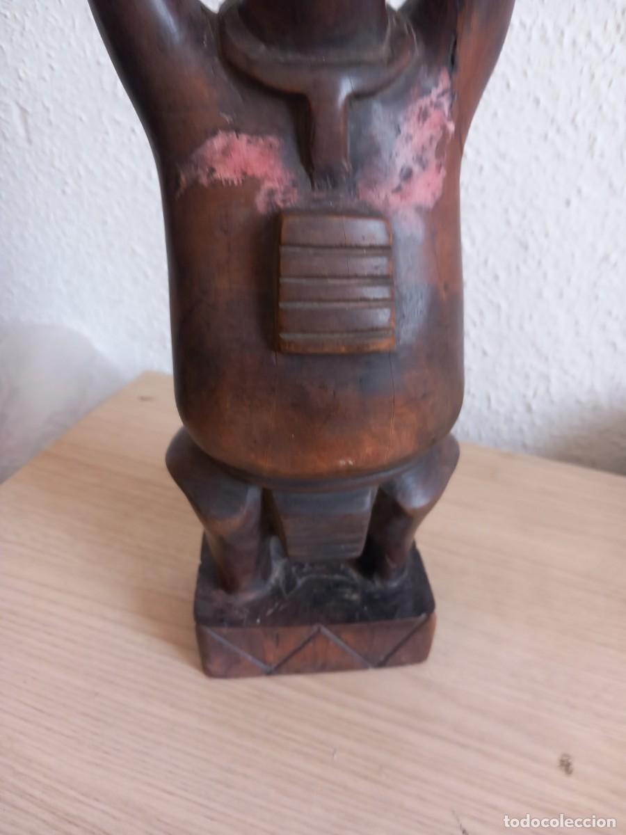Arte: TALLA DE MADERA AFRICANA 45 CM - Foto 4